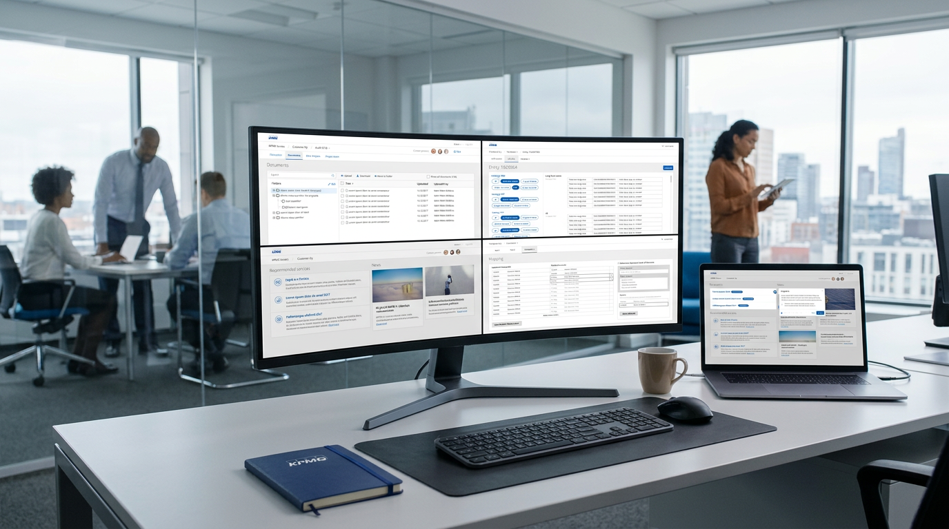 KPMG Access document management interface